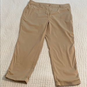 Chico’s cuffed tab ankle pants